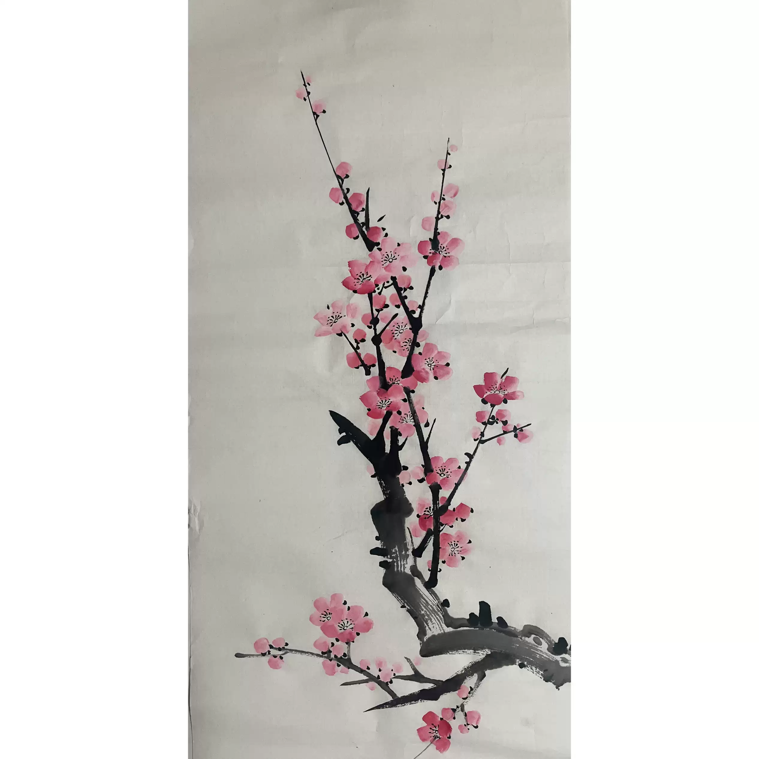 純手繪梅蘭竹菊水墨畫寫意梅花四尺四開手繪國畫梅花-淘寶Taobao | 天貓