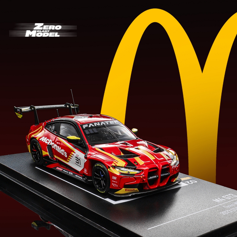 In Stock Zero Blast Model 1:64 Alloy Car Model M4 Gt3 Mcdonald's No. 31 Racing Car In Stock Zero Blast Model 1:64 Alloy Car Model M4 Gt3 Mcdonald's No. 31 Racing Car