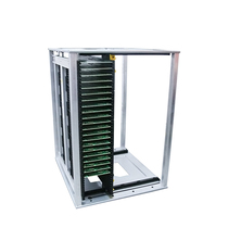 Anti-static material rack upper and lower plate frame smt upper plate large material frame new product anti-static metal buckle turnover frame
