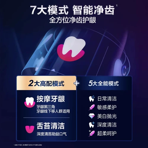 [Эксклюзивные преимущества для комнаты прямой трансляции] Электрическая зубная щетка Oral-B для взрослых, звуковой микрошок, умная Bluetooth-облачная щетка iO9