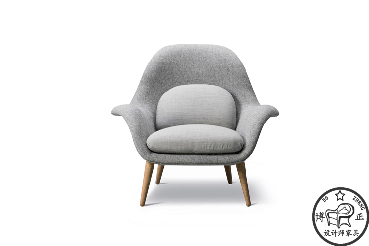 Ghế Swoon Lounge Ghế Bắc Âu Thiết kế sáng tạo Đồ nội thất Hình ghế Lounge Ghế Lounge sofa da bò