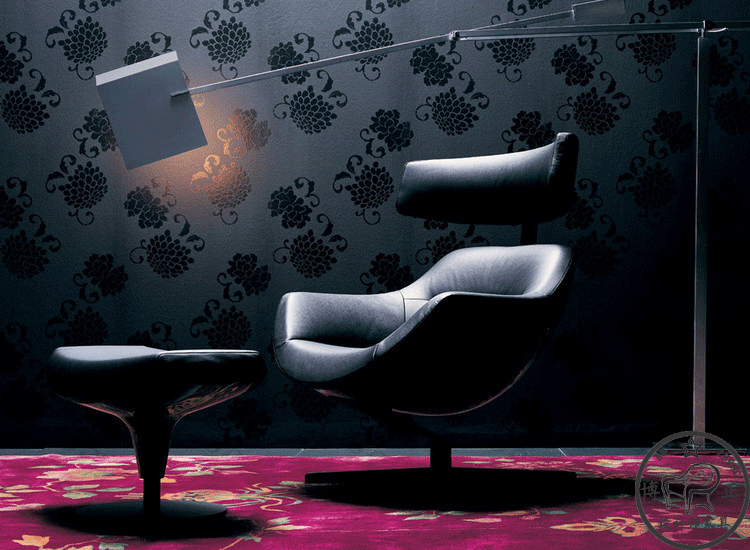 Cassina Auckland Xoay Ghế thiết kế nội thất sáng tạo Bắc Âu ghế sopha