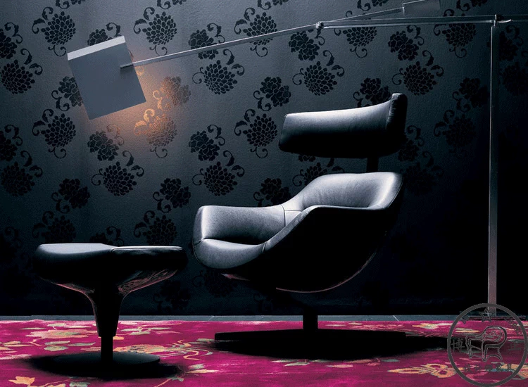Cassina Auckland Xoay Ghế thiết kế nội thất sáng tạo Bắc Âu