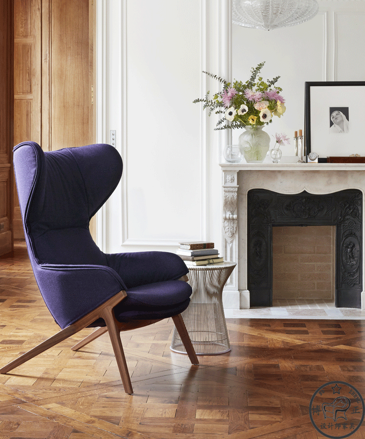 Cassina P22 Lounge Ghế thiết kế nội thất nghệ thuật cá tính sáng tạo Ghế thời trang Bắc Âu ghế đôn gỗ