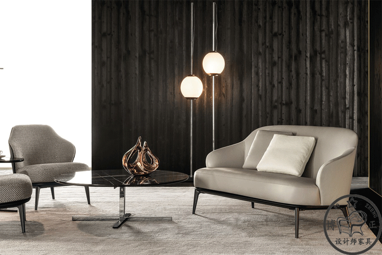 LESLIE Sillón tapizado thiết kế sofa hình sáng tạo sofa nội thất nghệ thuật Bắc Âu ghế nằm