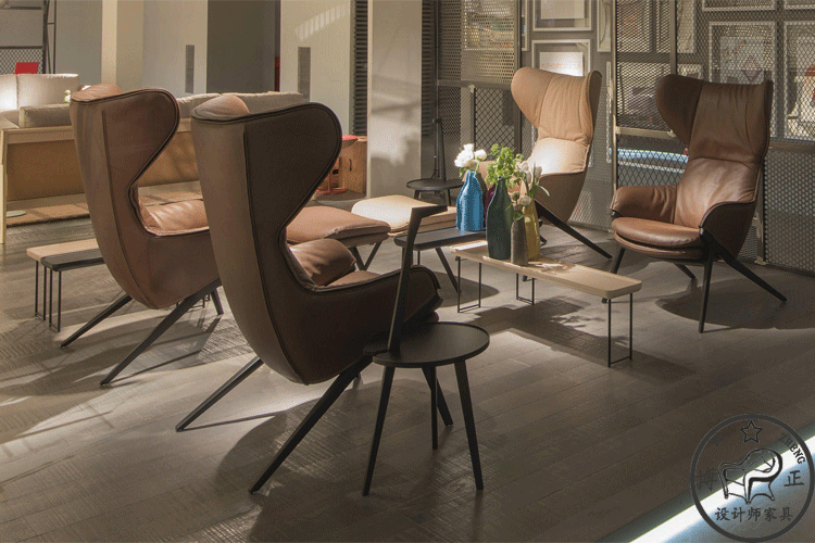 Cassina P22 Lounge Ghế thiết kế nội thất nghệ thuật cá tính sáng tạo Ghế thời trang Bắc Âu ghế đôn gỗ
