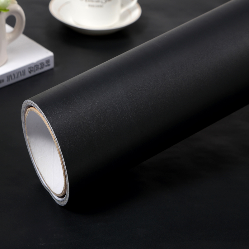 Solid color stickers plain black instant stickers self-adhesive wallpaper thickening impervious to the bottom shading dormitory wallpaper film