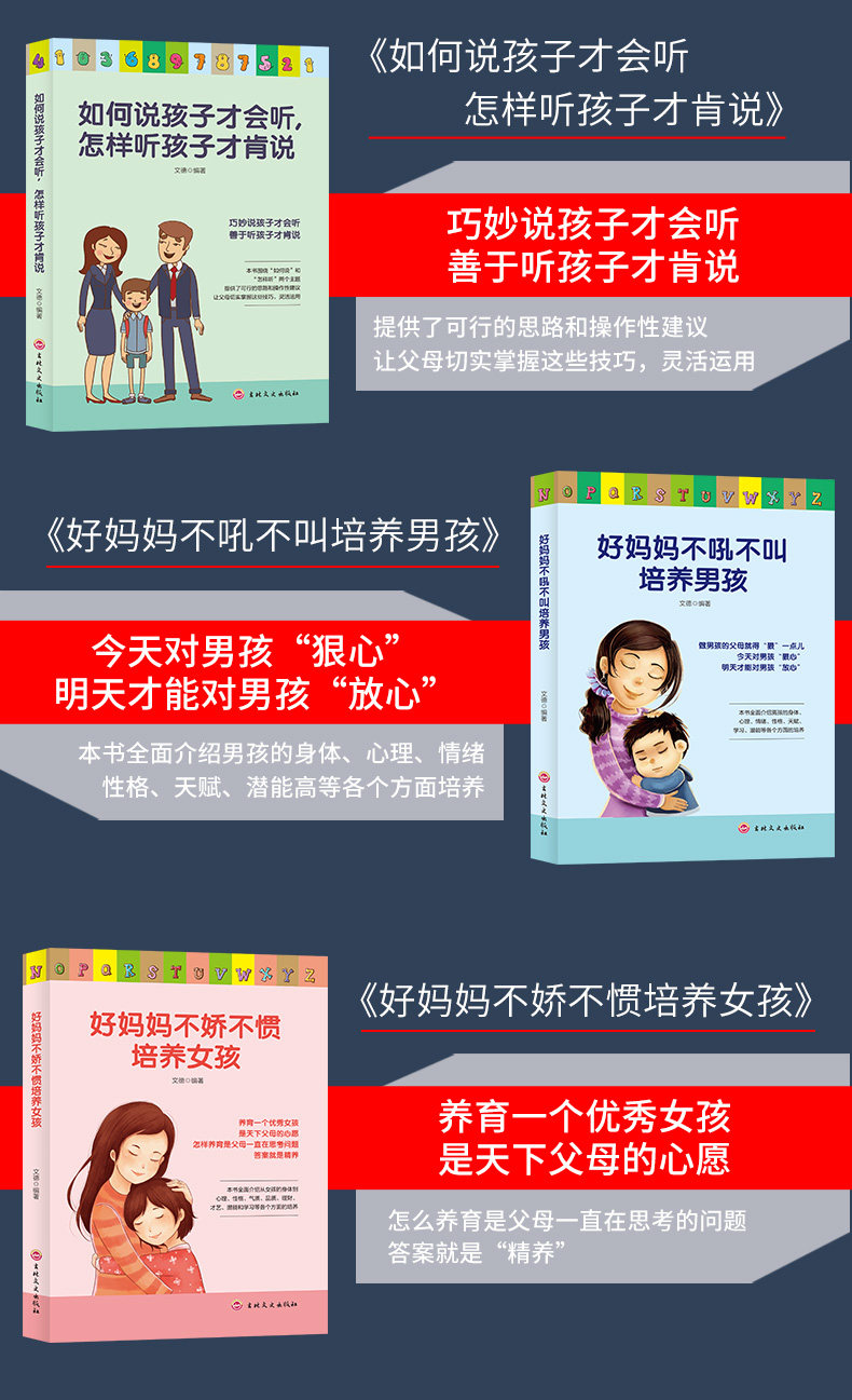 樊登推荐 正面管教养育男孩女孩全套 4册 图4