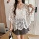 ເສື້ອເຊີດກັນແດດ crochet lace hollow ແບບເກົາຫຼີ