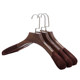 High-end wide shoulders seamless coat hanger hotel hotel clothes rack home adult clothes hanging solid wood suit suit hanger