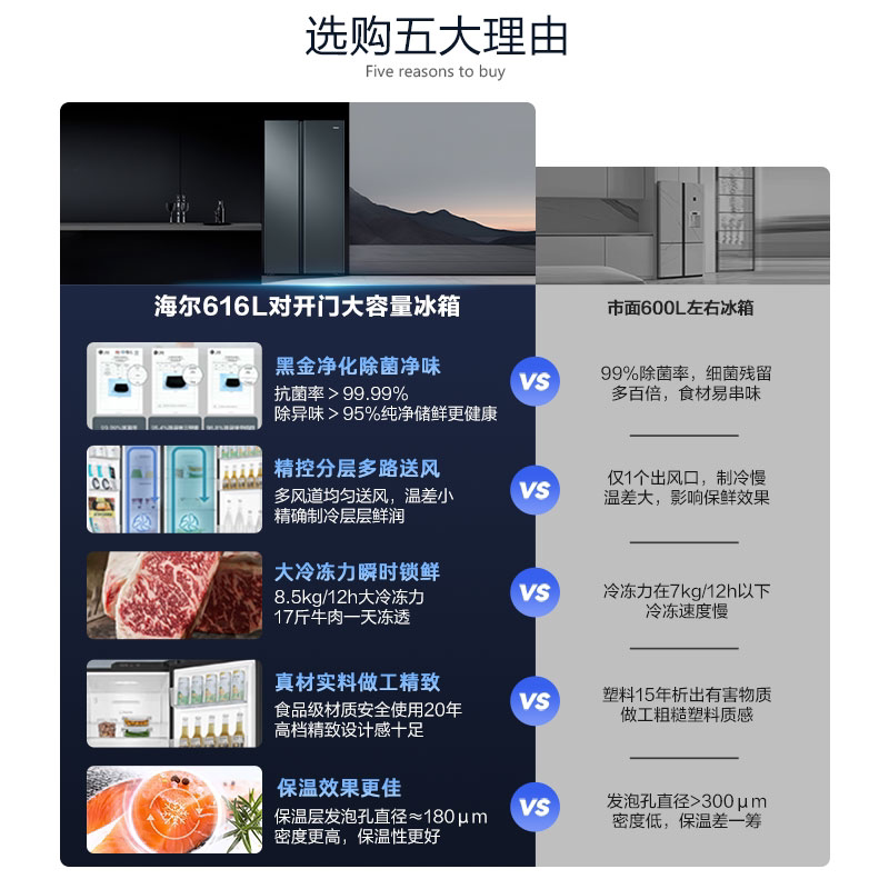 海尔BCD-616WGHSSEDC9冰箱图片