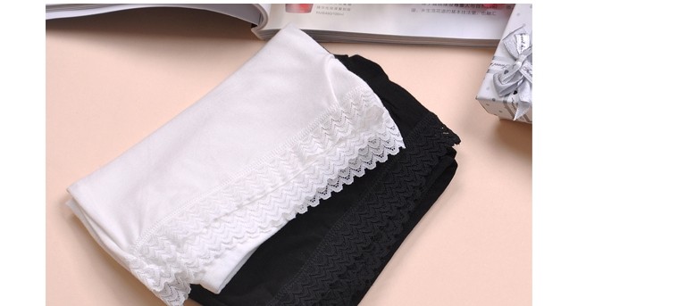 Đen sling đáy phần ngắn Slim-proof chống ánh sáng ren bọc ngực ống top cô gái sinh viên phần mỏng đồ lót hoang dã mùa hè