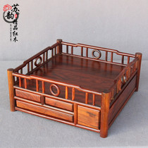 Mahogany is carrying plate red and sour tea tray mahogany folder bookshelf red and sour branches