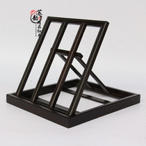 Mahogany crafts large red acid branch purple sandalwood book holder bookshelf display Linyi shelf Study office supplies boutique