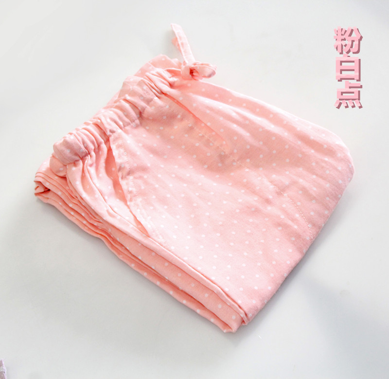 Quần ngủ nữ mùa xuân và mùa hè dài đan bông hoạt hình cotton quần nhà lỏng quần cộng với mùa xuân và mùa thu chất béo shop quần áo nam