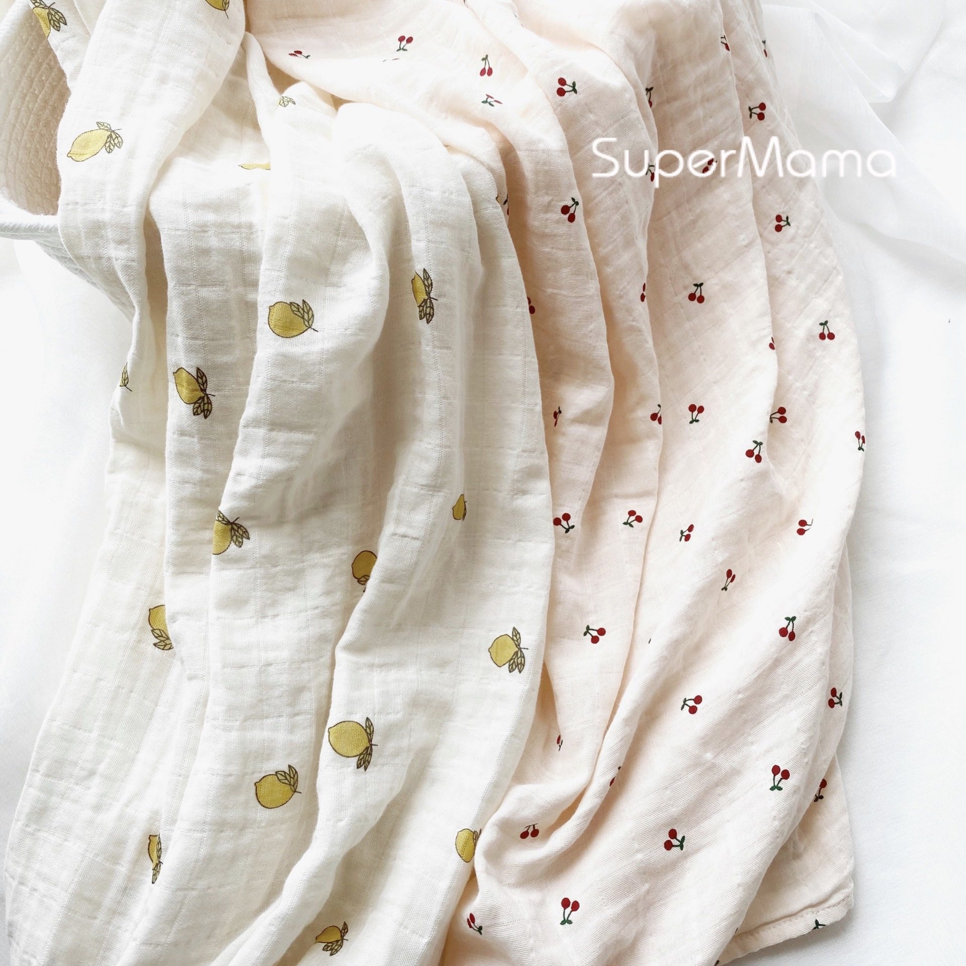 Danish organic cotton gauze wrapping cotton natural color super soft baby bath towel muslin newborn baby blanket