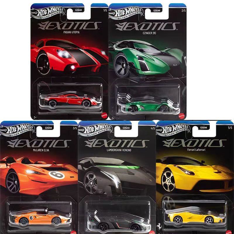 Hot Wheels Premium Regular Card Exotic New Alloy Car Ferrari Pagani Mclaren Car