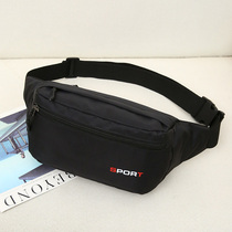 Multifunctional mens cross-body bag shoulder bag student nylon trend backpack casual sports belt bag mens bag