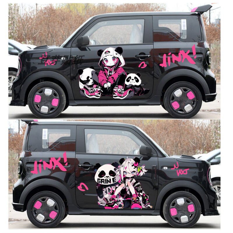 Geely Panda Karting Personalized Car Stickers Official Decals Mini Body Stickers Modified Decorative Decals Jinx