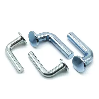 Iron galvanized medium and heavy shelf safety pin 7-shaped bolt pin insurance pin accessories spot L-type shelf flat head safety pin