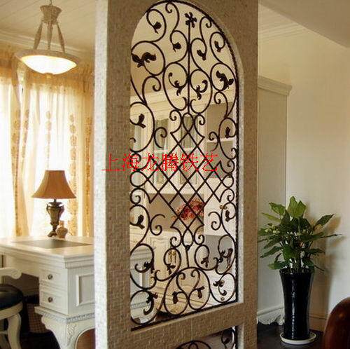Custom Iron Art Screen Office Screen Partition Indoor Screen Partition Wall Shanghai Gate Barrier Theft Window Iron Art