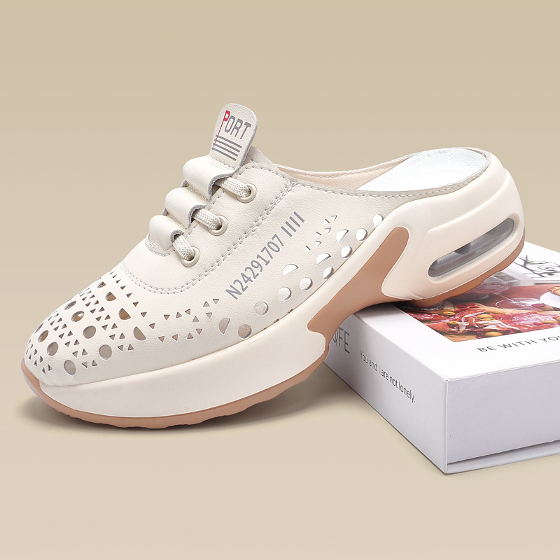 Platform Wedge Clogs for Women, Summer New Style, Breathable Casual Closed-Toe Stylish High-Heeled Slippers Platform Wedge Clogs for Women, Summer New Style, Breathable Casual Closed-Toe Stylish High-Heeled Slippers