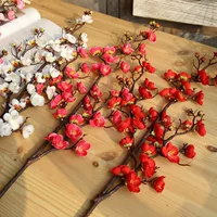 Одиночная сливовая моделирование цветов цветочные сливовые слива поддельный цветок цветочный цветок китайская гостиная дом