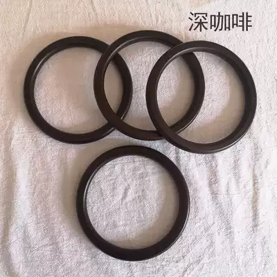 Ring wooden ring handmade bag diy accessories hand handle wooden round handle 14cm 19cm 2 pairs