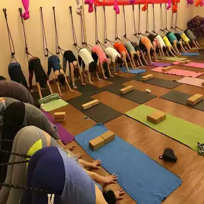 New encrypted men and women thick yoga auxiliary sling inverted rope long high strength load-bearing inverted lanyard Wall rope
