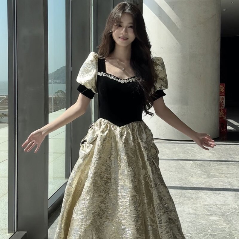 Evening Dress for Women, High-End Banquet Style, Birthday, Coming-Of-Age Ceremony, Girl Princess Dress, Host, Graduation Performance Outfit