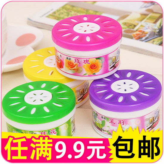 Home Indoor bedroom Air clear New Solids Clear Aroma Agents Cars With Aromas Makeup room Toilet Deodorant