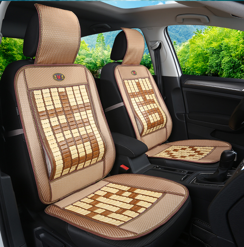 Summer Single Bamboo Sheet Bamboo Mat Car Cushion Pickup Truck Van Five Mags Light Boom Light Cushion Universal 
