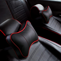 Audi A3 A4LA6LQ3Q5Q7A5 A7 A8L car headrest leather neck pillow Cervical spine pillow