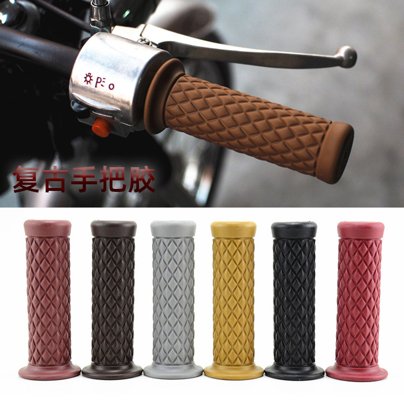 Retro Motorcycle modifies 22mm cars with diamond shaped hands of glue Tianjun CG GN 125 Ranger hands accessories