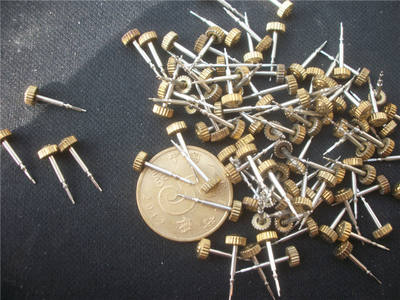 Steampunk watch accessories, mechanical watch crown and stem accessories