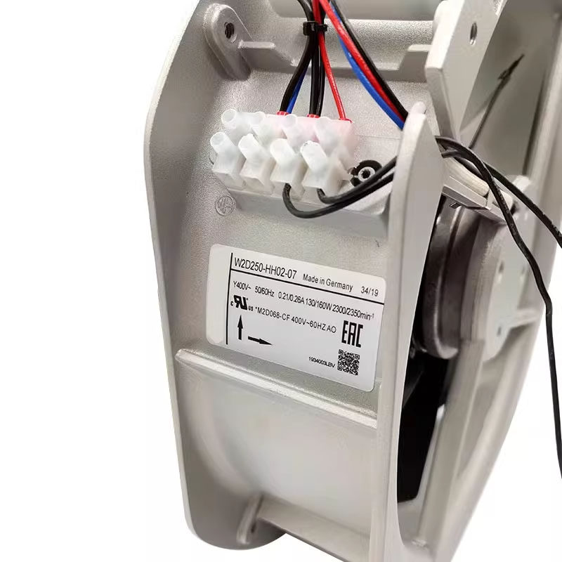 Совершенно новый ebmpap вентилятор W2D250-HH02-07 380V 28080 контроль излучающий вентилятор 28cm