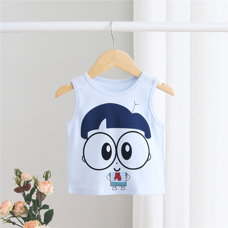 Baby baby boy vest vest nhỏ bông bên trong mặc mùa hè mùa xuân bụng bảo vệ mỏng đáy đáy cạnh cô gái