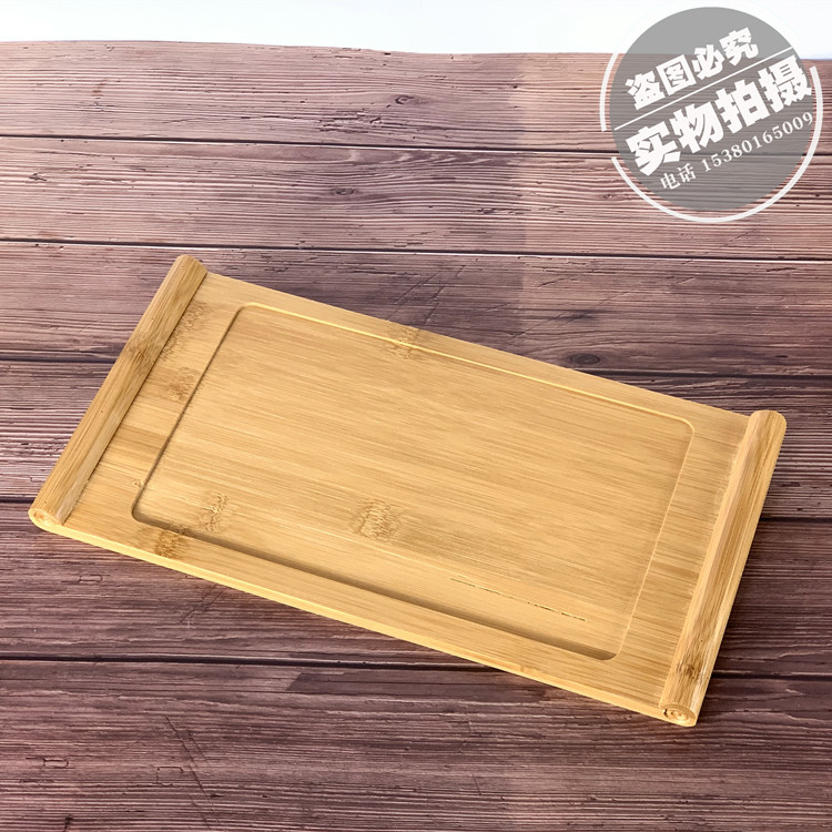 Khách sạn sáng tạo lẩu bộ đồ ăn cá tính đặc sản món tre cuộn đĩa gỗ tấm mâm xôi cửa hàng lẩu - Tấm khay trà gỗ hương