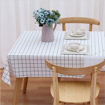 Rectangular fabric simple fresh literary tables waterproof tables printed on European patch square tea table cloth