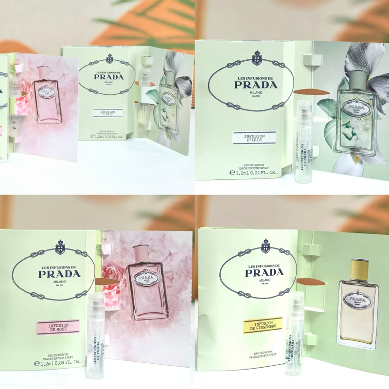 Prada Floating Dream Iris Light Fragrance Melted Snow Pine Wood Bath Water Rose Bitter Apricot Pleasant Fragrance Ginger Perfume Sample