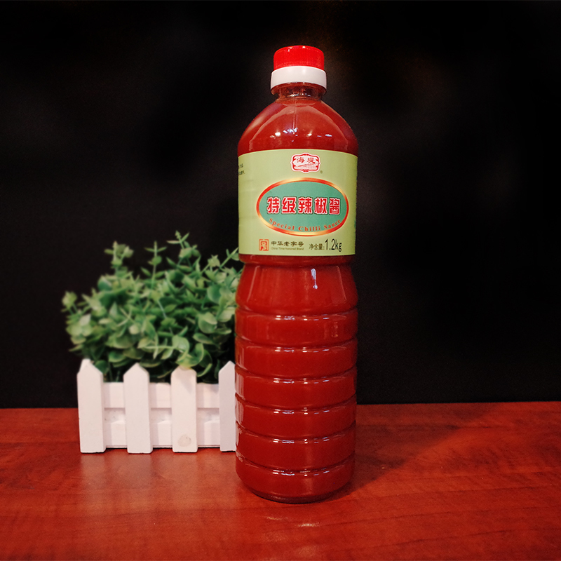 Xiamen specialty Seawall Premium chili sauce 1 2KG commercial package Xiamen time-honored brand sweet chili sauce 2 bottles