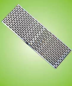 Color aluminum alloy gutter villa finished eaves gutter overwater system grid and fragment retaining leaf mesh square rainwater pipe