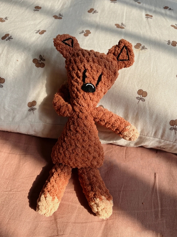 Hand-Knitted Mr. Bean's Teddy Bear DIY Material Kit, Yarn Teddy Bear, Teddy Doll, Gift for Boyfriend/Girlfriend