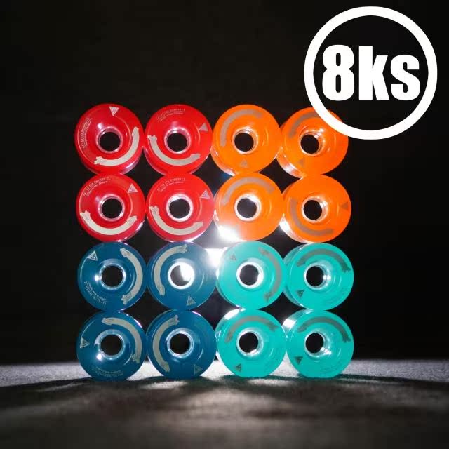 Longboardmodel nhập khẩu rappelling phẳng hoa nhảy múa đường phố tất cả các bánh xe vòng tròn bánh xe 8ks cửa hàng ván trượt - Trượt băng / Trượt / Thể thao mạo hiểm nón poc falcon