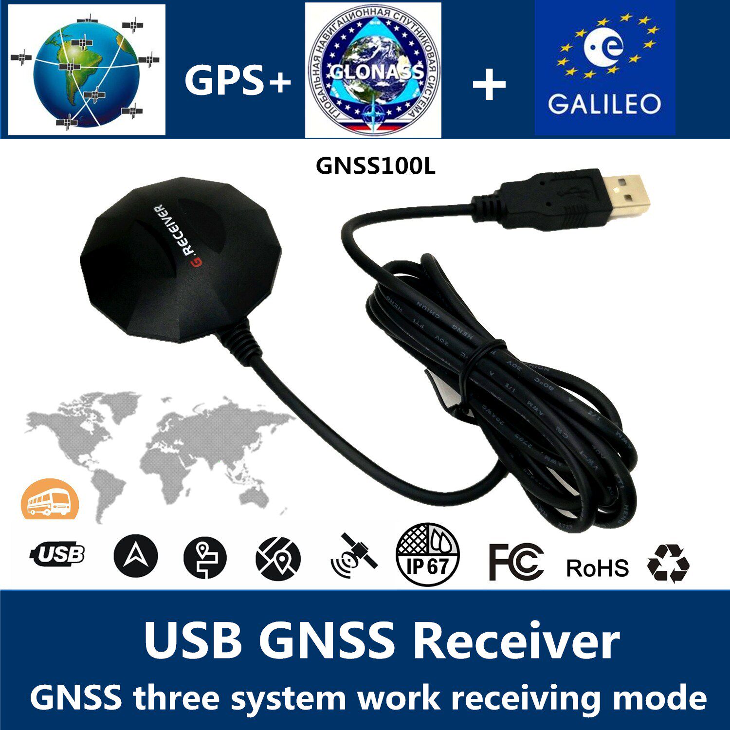 10Hz notebook Beidou GPS timing module network optimization road test track record G-MOUSE