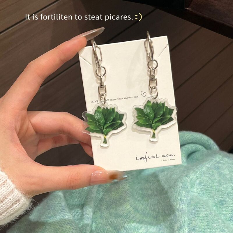 Zhao Lusi Style Grapefruit Leaf Phone Chain Acrylic Backpack Pendant Niche Creative Gift Ornament Quirky Friend Gift Zhao Lusi Style Grapefruit Leaf Phone Chain Acrylic Backpack Pendant Niche Creative Gift Ornament Quirky Friend Gift