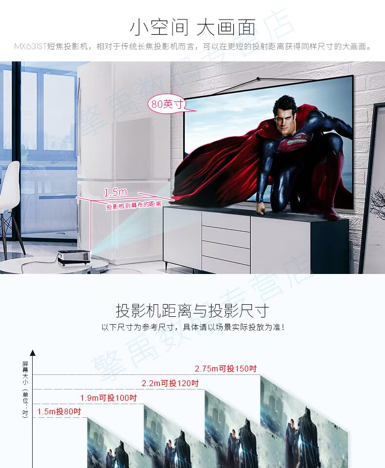 Máy chiếu Benq BenQ MX631ST Văn phòng tại nhà giảng dạy hỗ trợ tập trung ngắn Máy chiếu 3D 1080P - Máy chiếu máy chiếu tương tác