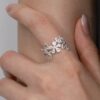 Huaman S925 sterling silver handmade cloth texture