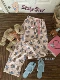 Розовая решетчатая любовь медведь
