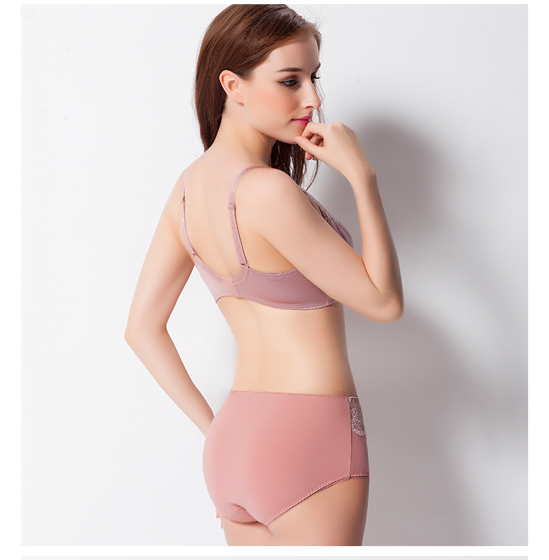 Ren cổ xưa và hiện đại tập hợp áo ngực mỏng để điều chỉnh bộ đồ lót nữ ly lớn [vú + đồ lót] 08313 áo lót cho con bú